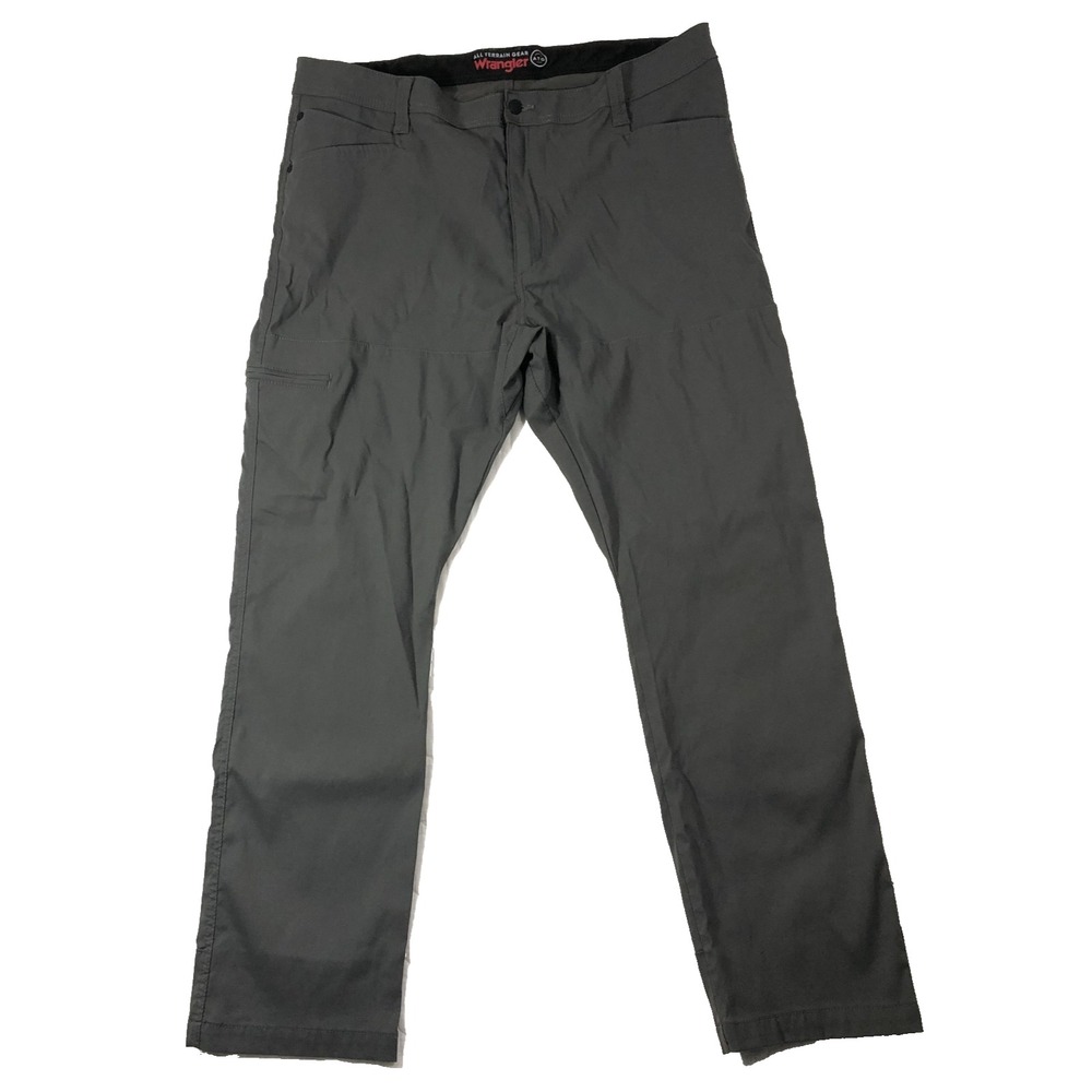 Wrangler Pants‎ Men 42x30 Dark Grey All Terrain Gear ATG Outdoor Stretch 39x30.5